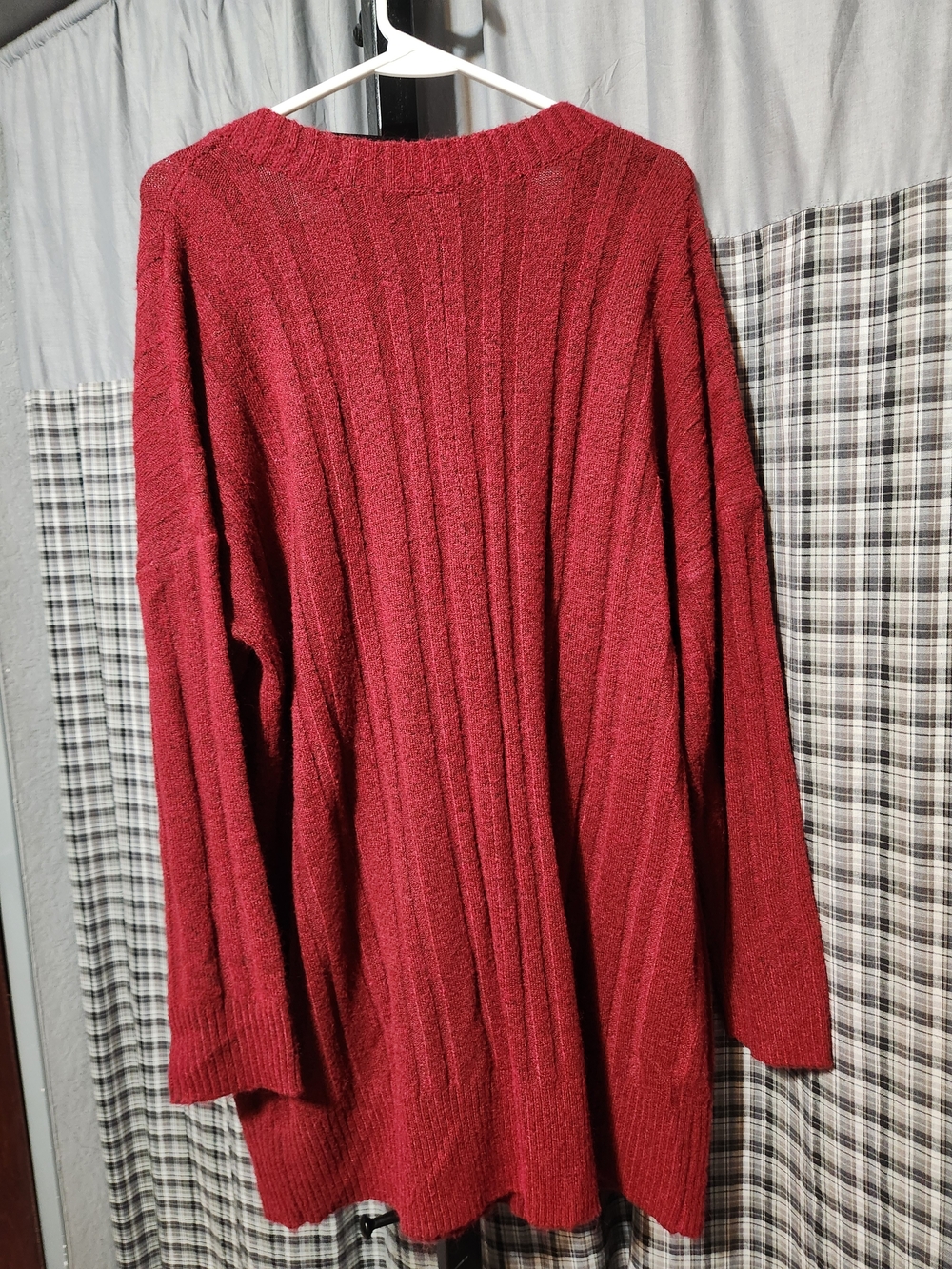Torrid Red Ribbed Button-Front Cardigan Sweater - Picture 2 of 4